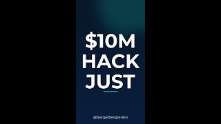 $10M Hack Just Exposed Why Your Crypto Isn't Safe 🚨 #Shorts