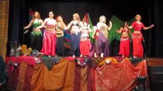 IDTA Bronze Award routine performance at Bellyqueen 2013