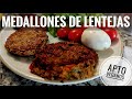 MEDALLONES DE LENTEJAS | RIQUISIMOS Y SANOS! (APTO VEGANOS)