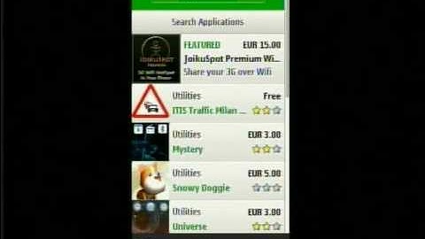 How To Use Ovi Store (v1.05)