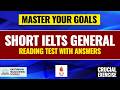 IELTS Short General Reading Test 215 With Answers.