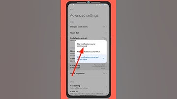 How to enable play notification sound continuosly | call waiting features #shorts