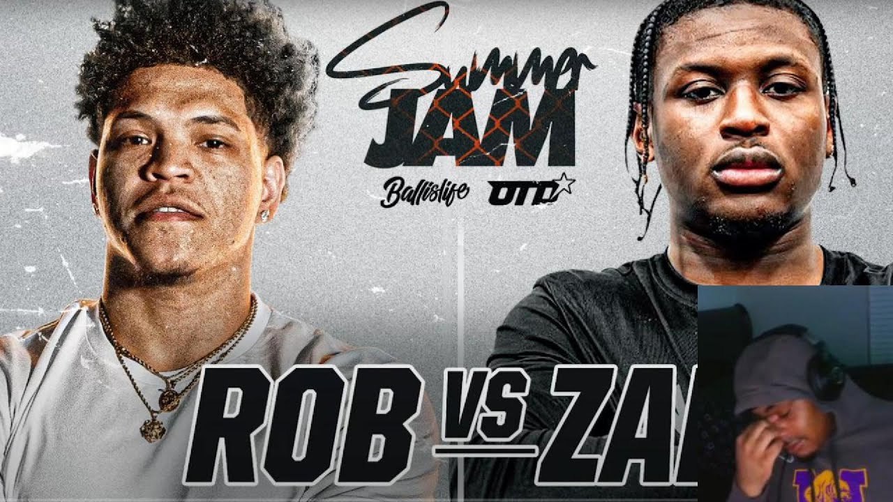 Ain't no way..., Rob vs Zae 1v1 reaction