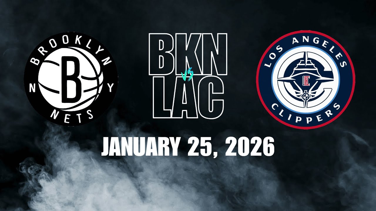 Brooklyn Nets vs Los Angeles Clippers Full Game Highlights – January 25, 2026 | NBA 2025-2026