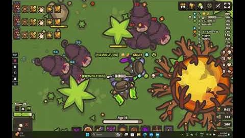 🐗(Boar)x6 and having fun with FIREWOLF/OG (Taming io)