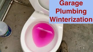 Garage Plumbing Winterization