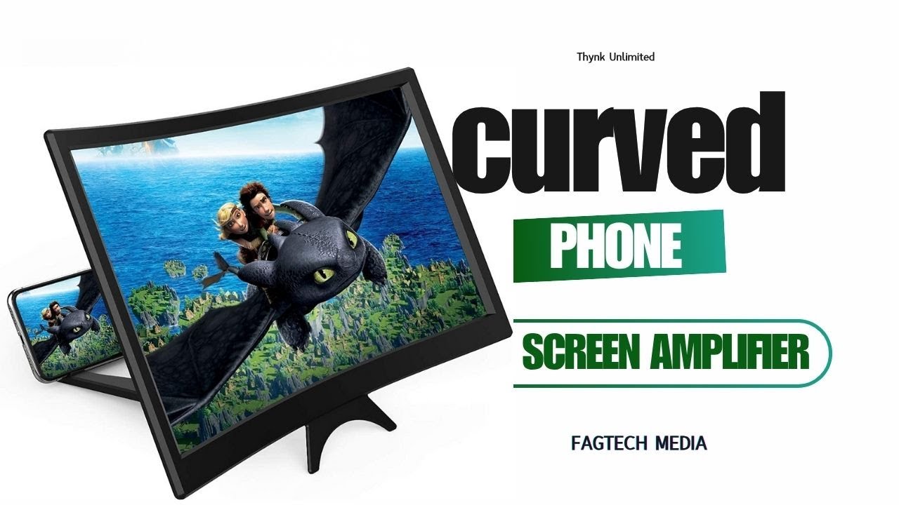 Curved Phone Hd Screen Amplifier