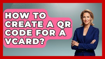 How To Create A QR Code For A VCard? - Graphic Design Nerd