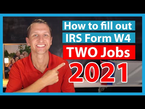 How to fill out IRS form W4 for two jobs