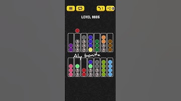ball sort puzzle level 9905