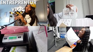 NEW HAIR INVENTORY ! | WHERE I GET THANK YOU CARDS | Shipping Out Orders From Home