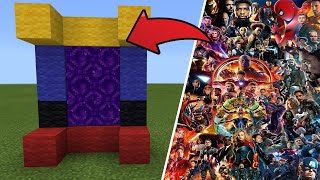 How To Make a Portal to the Marvel Dimension in MCPE (Minecraft PE)