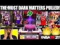 I PULLED GOAT KOBE BRYANT AND THE MOST DARK MATTER PULLS EVER IN NBA 2K21 MYTEAM PACK OPENING