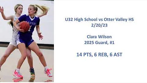 Clara Wilson, '25 Guard, Highlights vs Otter Valley