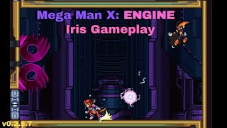 Mega Man X Engine: Iris Gameplay (No Damage in Bass/Old Engine)