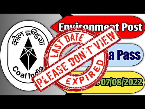 CIL Recruitment Review 2022 || 68 Environment Vacancy || Apply Online - Last Date: 07/08/2022