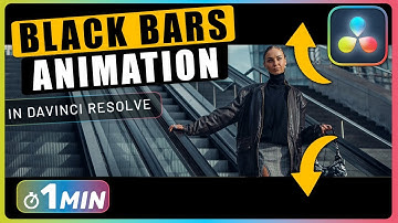 How to Create BLACK BARS Opening and Closing Transitions in Davinci Resolve