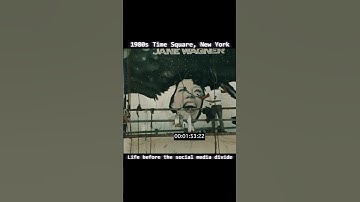 Thumbnail of 1980s 🗽 New York City — the iconic energy of Times Square in full swing! #shorts #nostalgia #80s