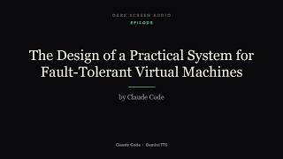 How Fault-Tolerant Virtual Machines Work — VMware FT | MIT 6.824