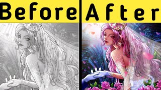 Tap color pro: color by number game।। tap color।। part 2 screenshot 5