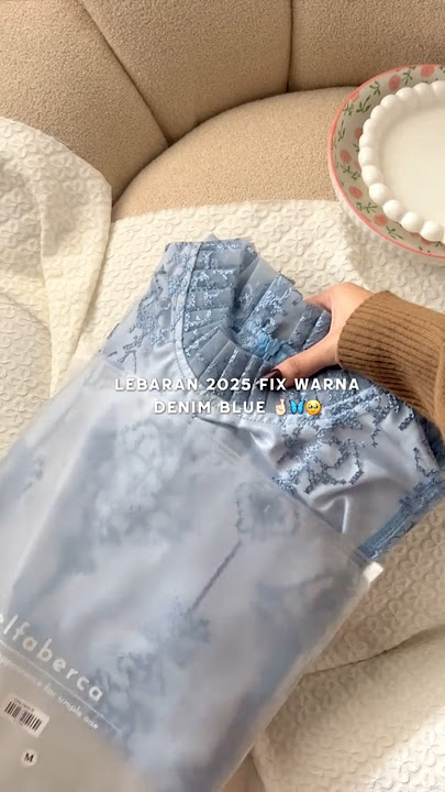 Dress lebaran mewah #ootdhijab #hijabstyle #gamislebaran #shorts