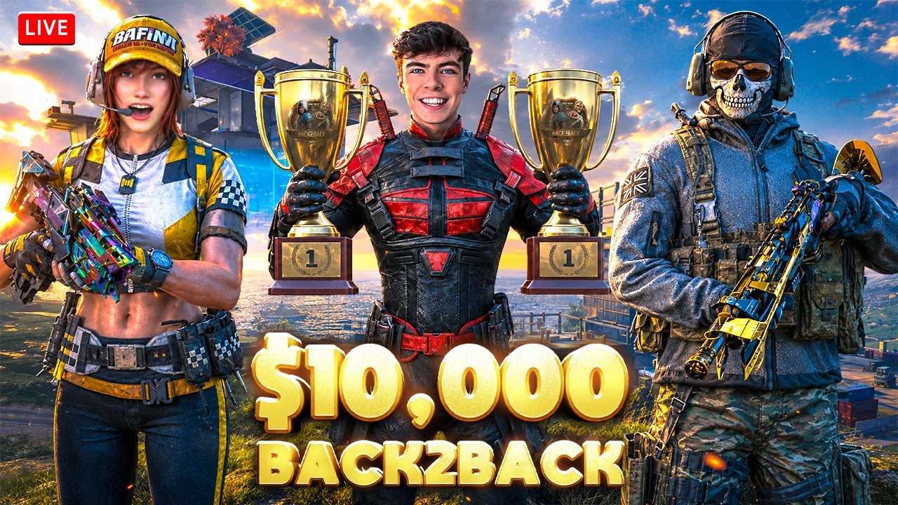 $10,000 BACK2BACK TOURNAMENT - FINAL DAY in COD Mobile...