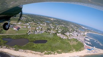 FLIGHT TO BLOCK ISLAND (BID) - GREAT VIEWS - SMALL TOUR - MOONEY - N6887N
