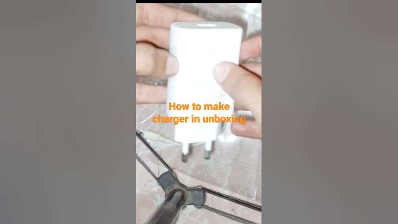 how to make charger in unboxing shorts video YouTube