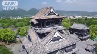 深刻被害「熊本城」　ドローン撮影で実態浮き彫りに(16/05/02)