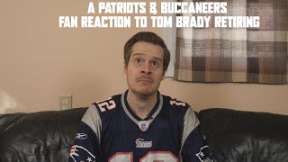 A Patriots \& Buccaneers Fan Reaction to Tom Brady Retiring #shorts