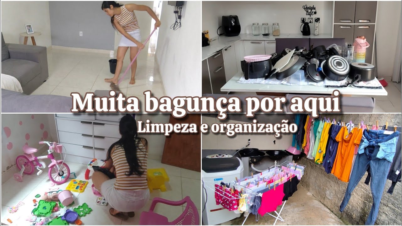 MUITA BAGUNÇA POR AQUI | LIMPEZA E ORGANIZAÇÃO NO LAR ✨🏠🩷