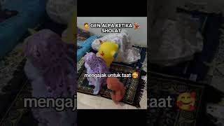 moment gen alpa lagi sholat #moments#random#genalpha#fun