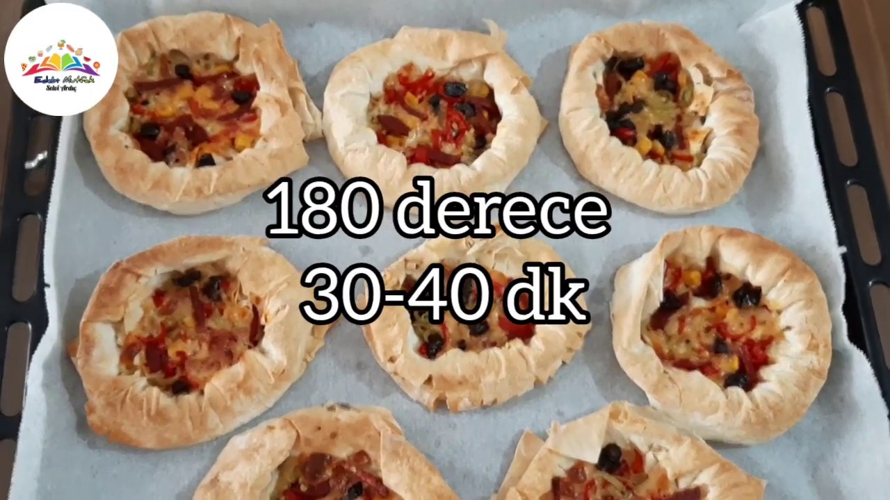 Pizza Yufka ile Bülbül Yuvası Pizza 🍕 - YouTube
