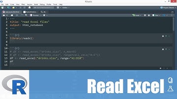 การใช้โปรแกรม R: การอ่านข้อมูลจาก Excel มาสร้างเป็น Dataframe