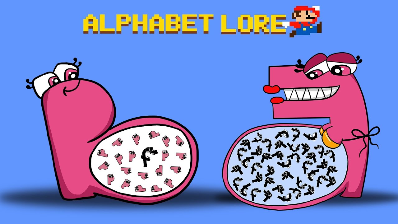 Alphabet Lore (A - Z) But They Pregnant - 9999 Alphabet Lore F Babies At  Once