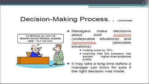 VIDEO Decision Making Programmed and nonprogrammed