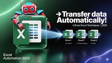 💥 ChatGPT AI + Excel 2025: 4 Smart Ways to Auto-Transfer Data Automatically (Full Guide)