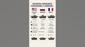 Top Modern APCs Compared — Stryker vs BTR-82A vs VBCI 2
