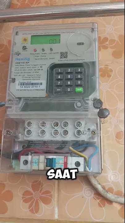 Setel bunyi alarm token listrik #meteran #tokenpln #pln