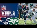 Patriots vs. Jets Week 2 Highlights | NFL 2021