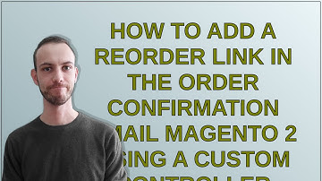 Magento: How to add a reorder link in the order confirmation email Magento 2 using a custom contr...