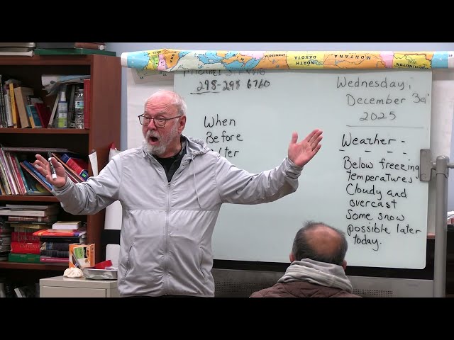 ESL at Hamtramck Public Library December 3, 2025 Session 245