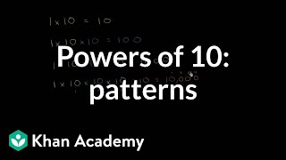Powers of 10: patterns | Place value and decimals | 5th grade | Khan Academy