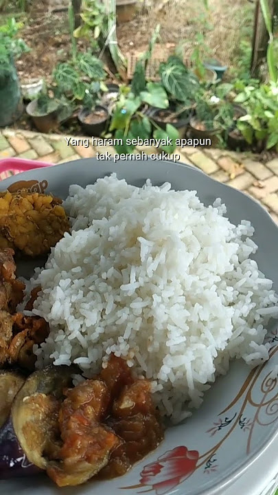 Ayam goreng tahu tempe terong goreng sambal pedas.  #kuliner #food