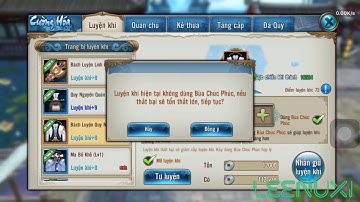 Cách Luyện khí cường hoá đồ Tru Tiên 3D Gamota