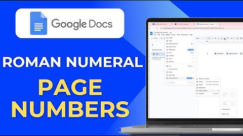 How To Add Roman Numeral Page Numbers In Google Docs Full Guide