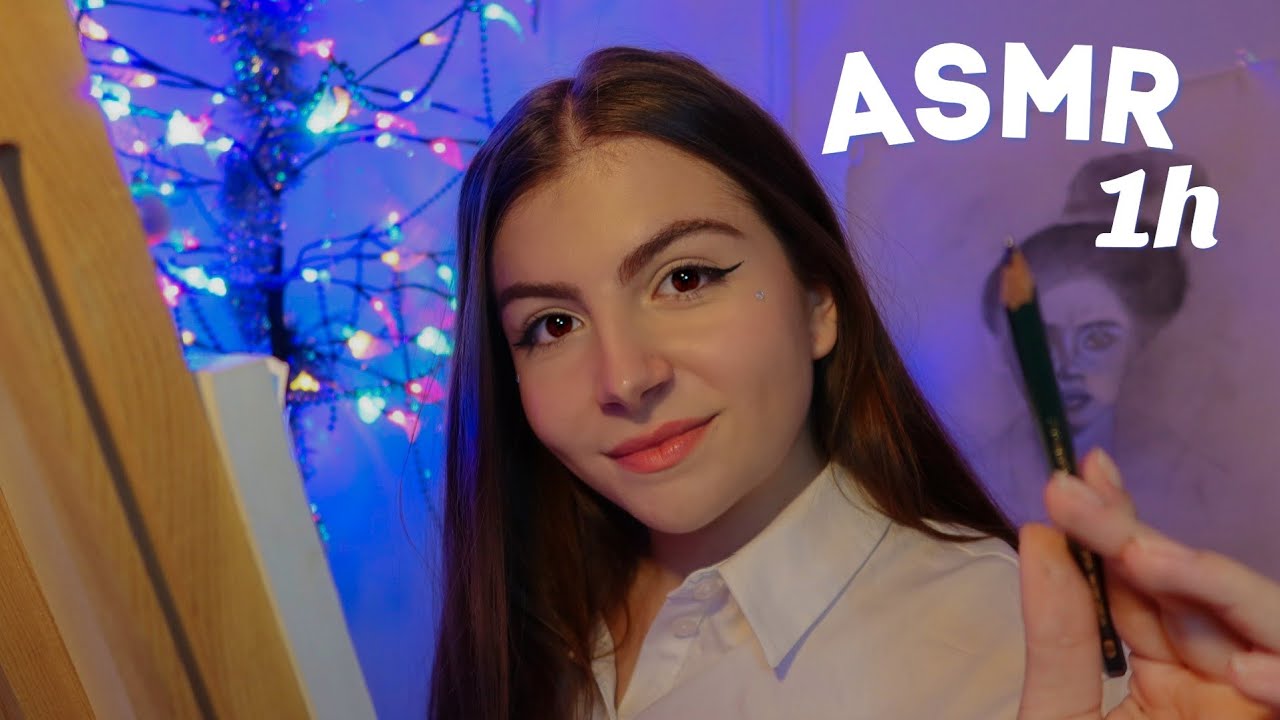 ASMR | Je te dessine ✏☁️ (ROLEPLAY - 1h version)