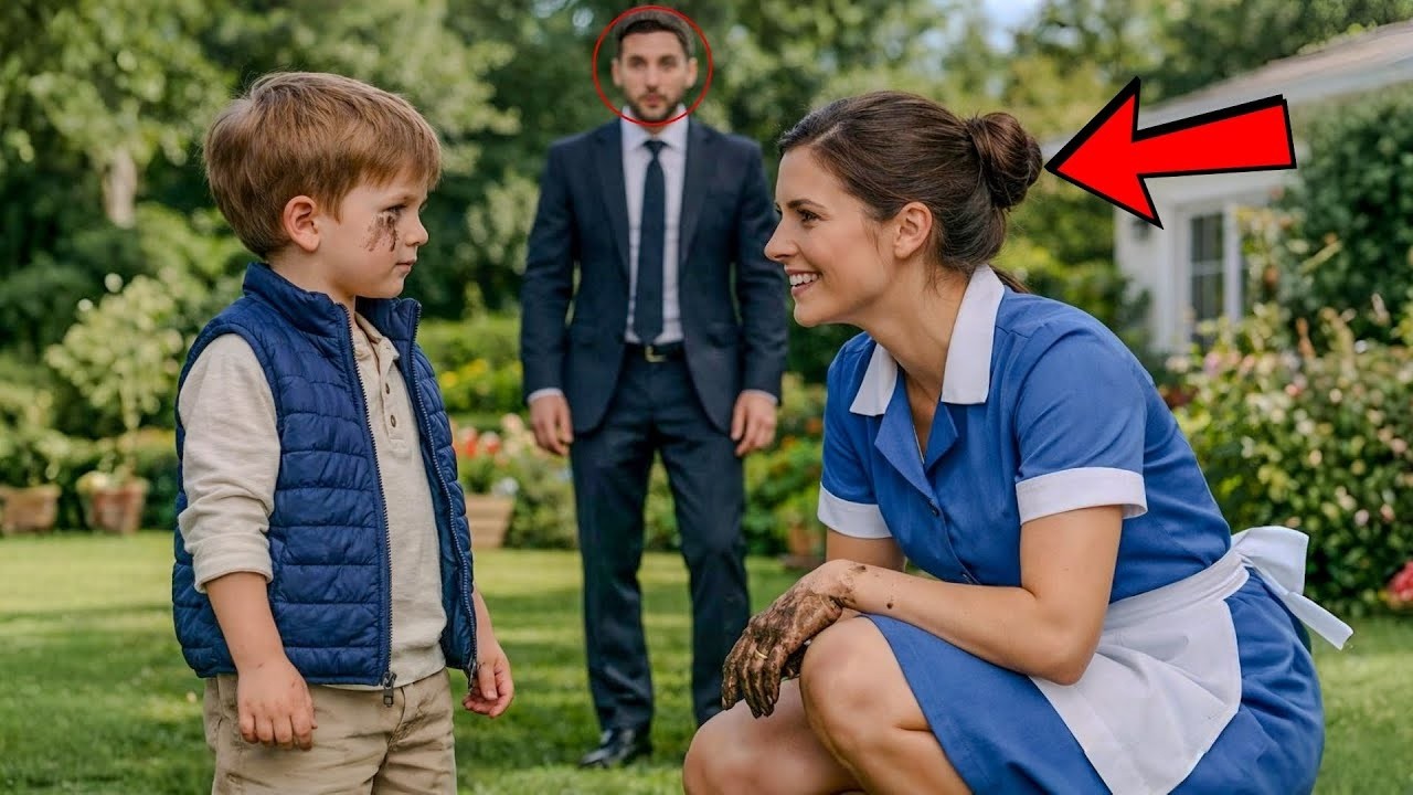 MILIONER ZOBACZYŁ, JAK SPRZĄTACZKA POSMAROWAŁA GLINĄ OCZY JEGO NIEWIDOMEGO SYNA, I CO SIĘ WYDARZYŁO