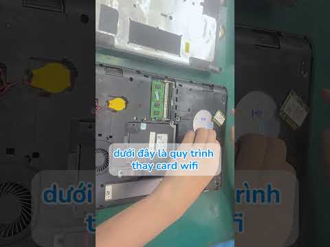 Quy trnh thay card wifi laptop DELL 5440 suachualaptop24h laptoprepair suachualaptoplayngay