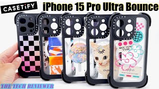 CASETiFY Ultra Bounce for iPhone 15 Pro: 32.8 Ft Drop Protection * 10x Military Grade * Customizable